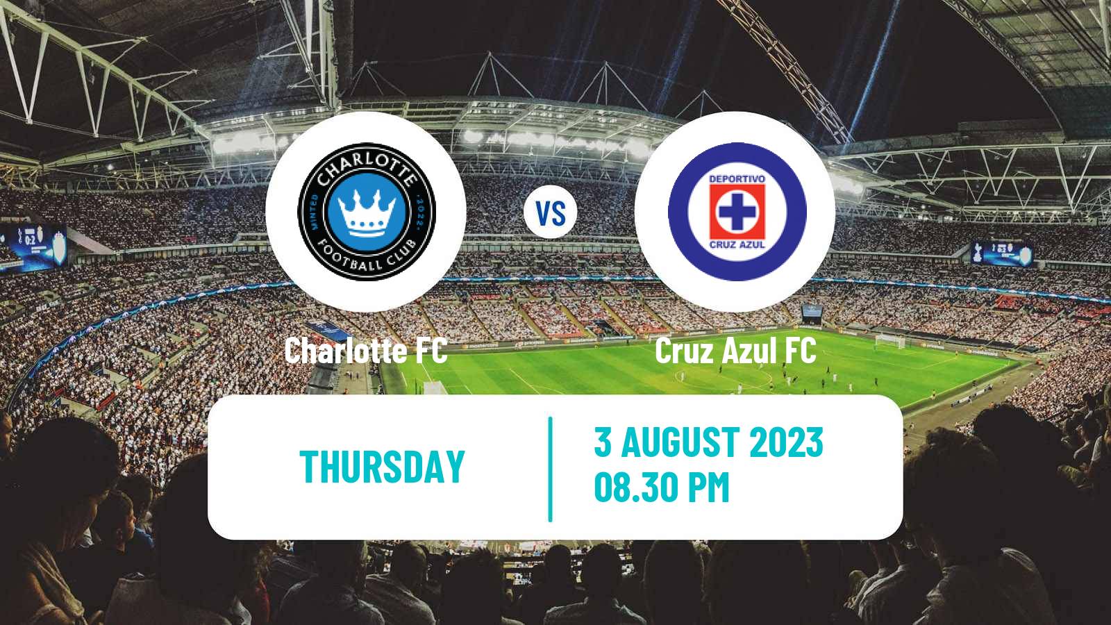 Soccer CONCACAF League Cup Charlotte - Cruz Azul