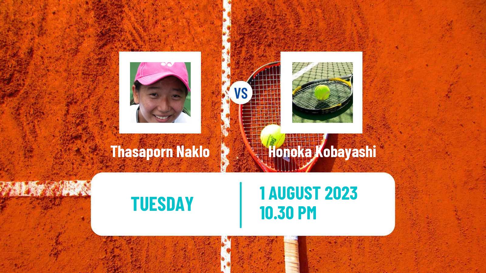 Tennis ITF W15 Sapporo 2 Women Thasaporn Naklo - Honoka Kobayashi