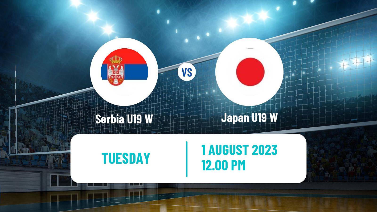 Volleyball World Championship U19 Volleyball Women Serbia U19 W - Japan U19 W