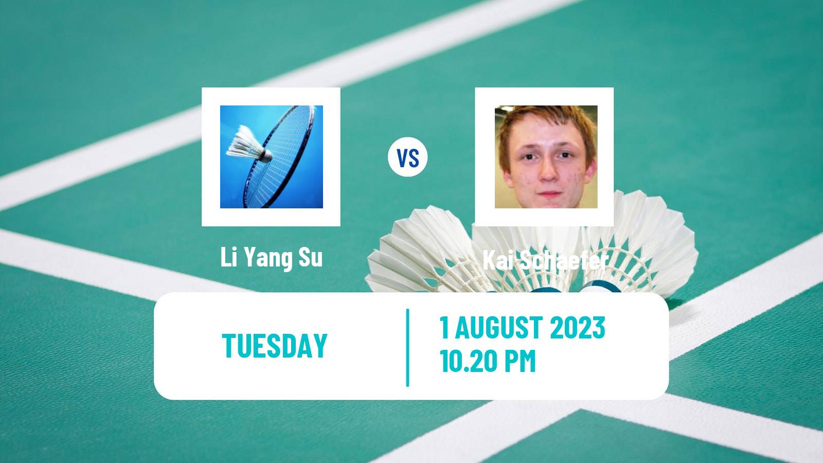 Badminton BWF World Tour Australian Open Men Li Yang Su - Kai Schaefer
