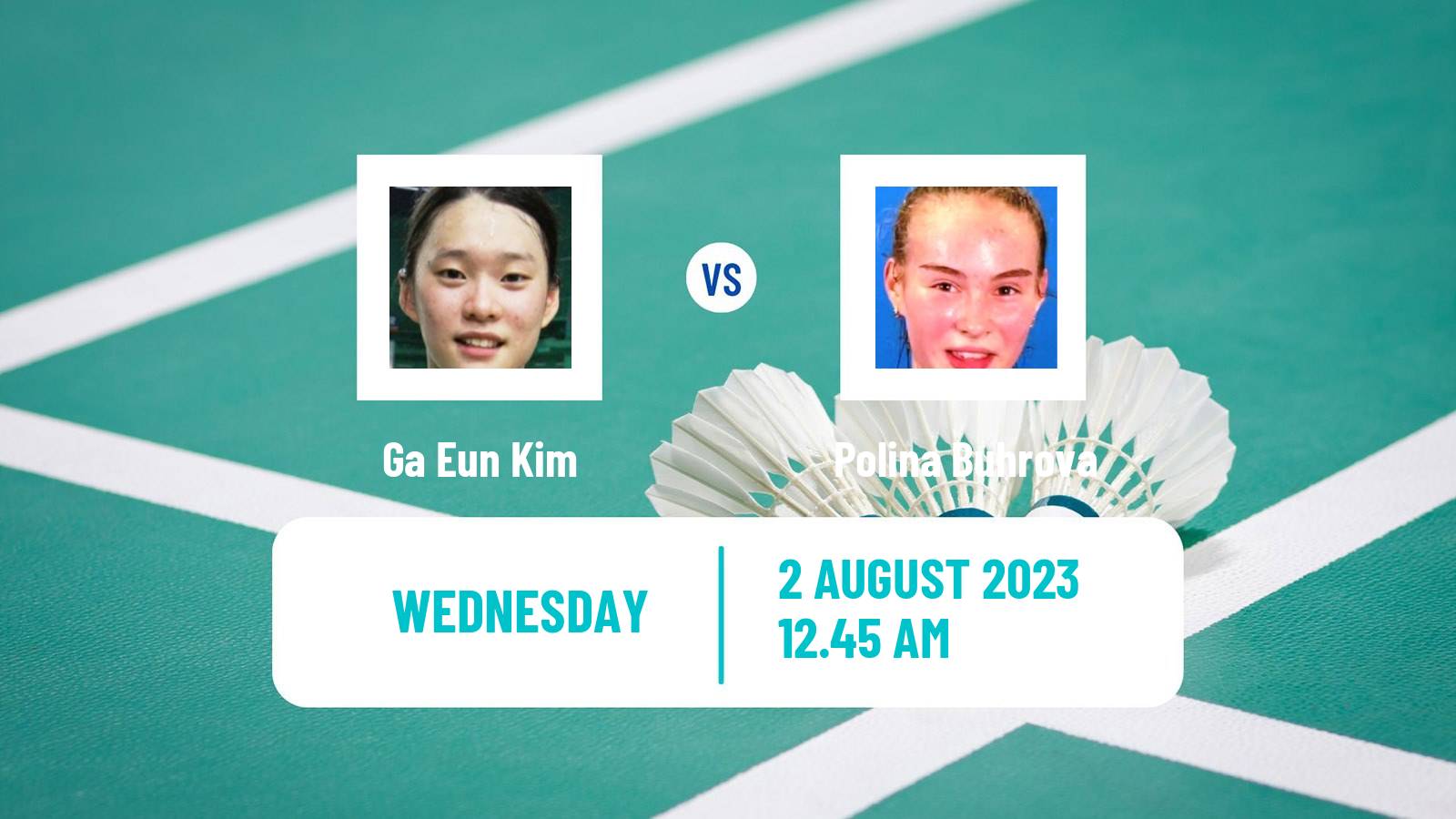 Badminton BWF World Tour Australian Open Women Ga Eun Kim - Polina Buhrova