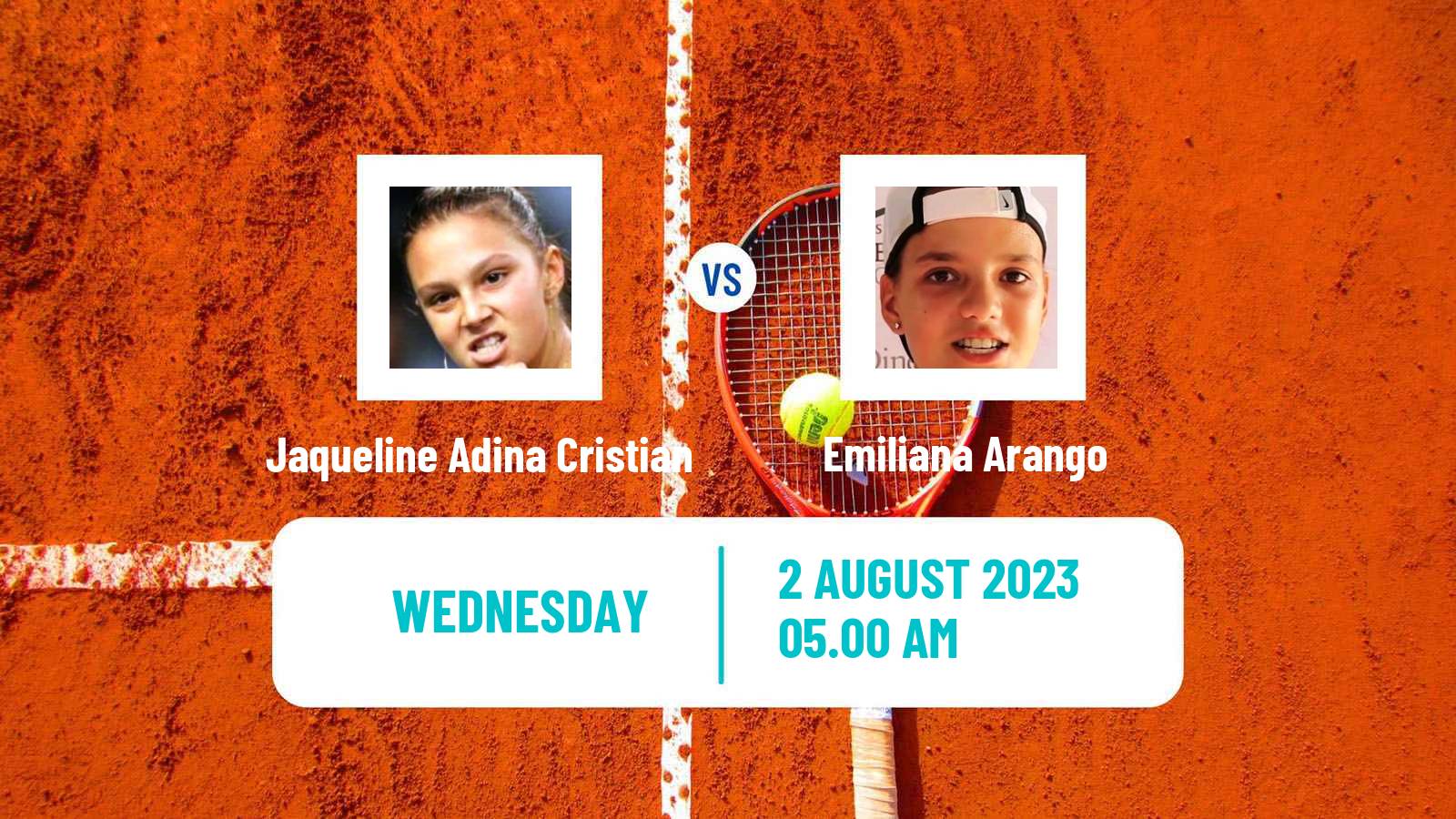 Tennis WTA Prague Jaqueline Adina Cristian - Emiliana Arango