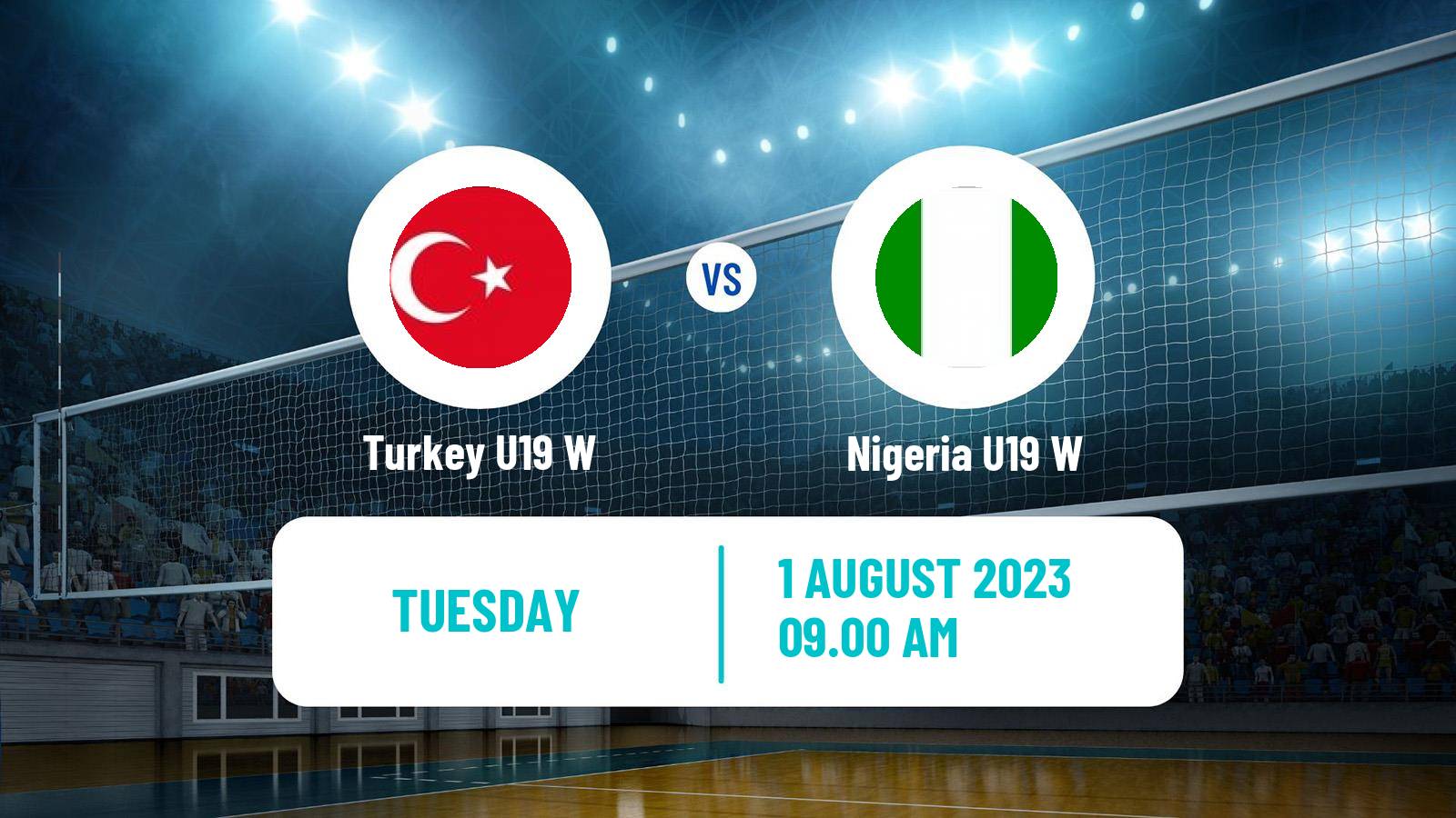 Volleyball World Championship U19 Volleyball Women Turkey U19 W - Nigeria U19 W