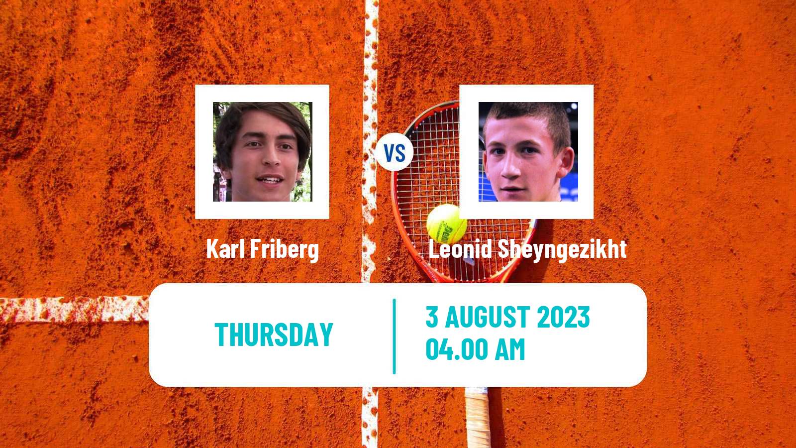 Tennis ITF M15 Hyvinkaa Men 2023 Karl Friberg - Leonid Sheyngezikht