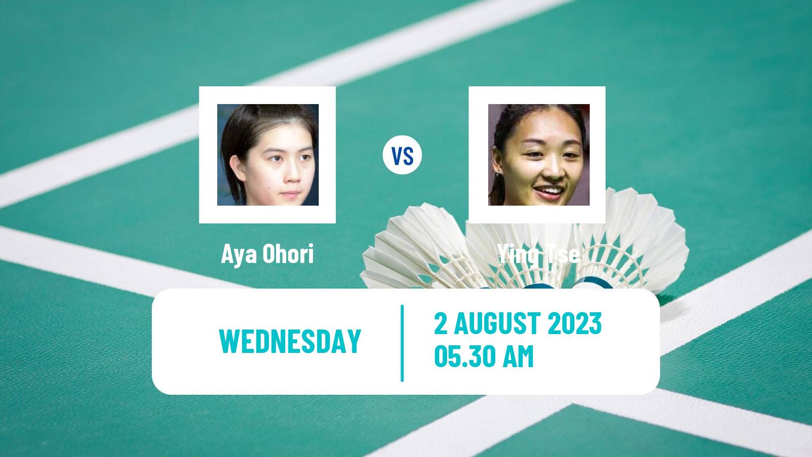 Badminton BWF World Tour Australian Open Women Aya Ohori - Ying Tse