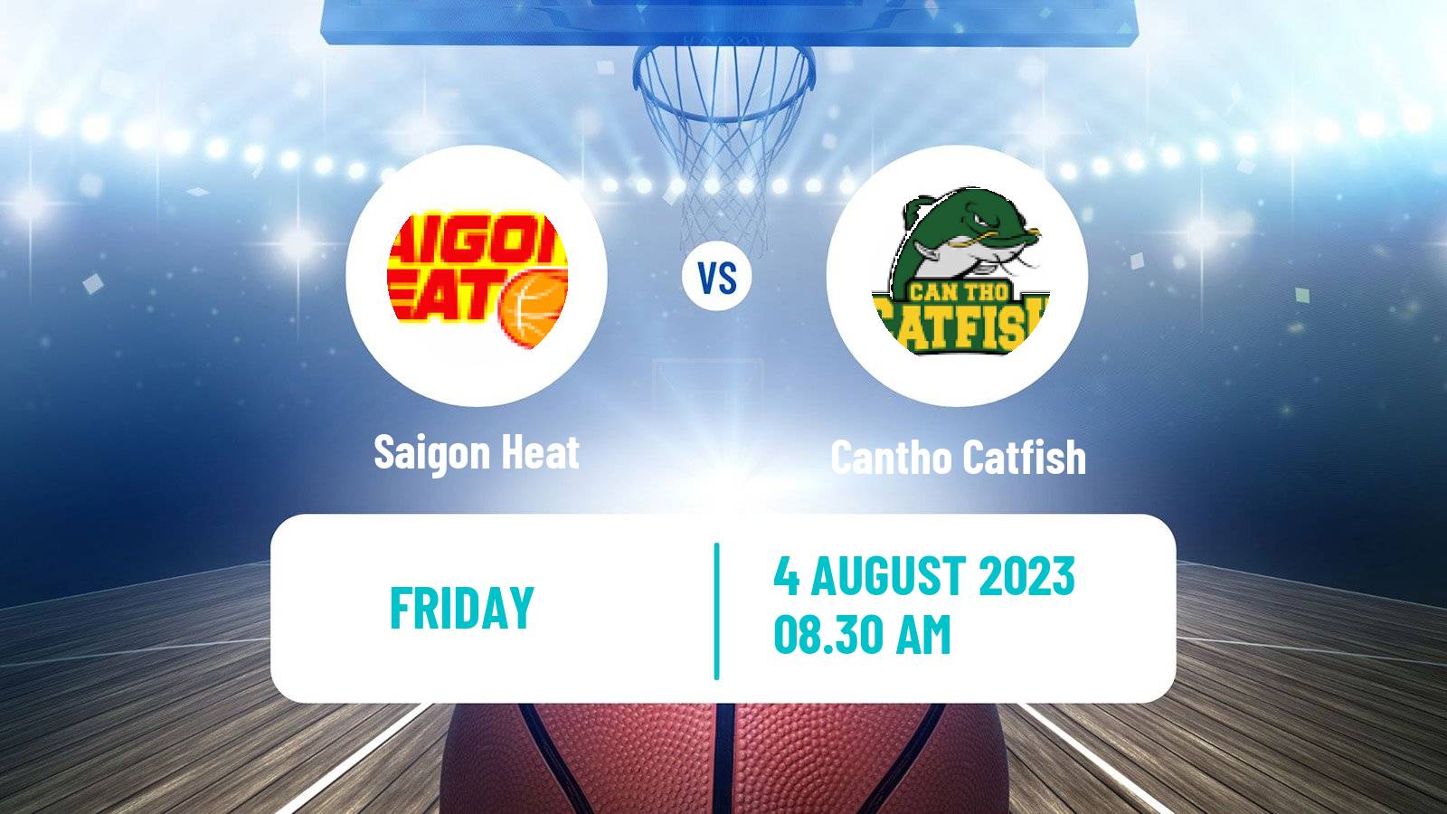 Basketball Vietnamese VBA Saigon Heat - Cantho Catfish