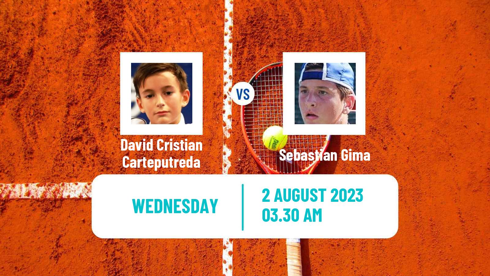 Tennis ITF M25 Pitesti Men David Cristian Carteputreda - Sebastian Gima