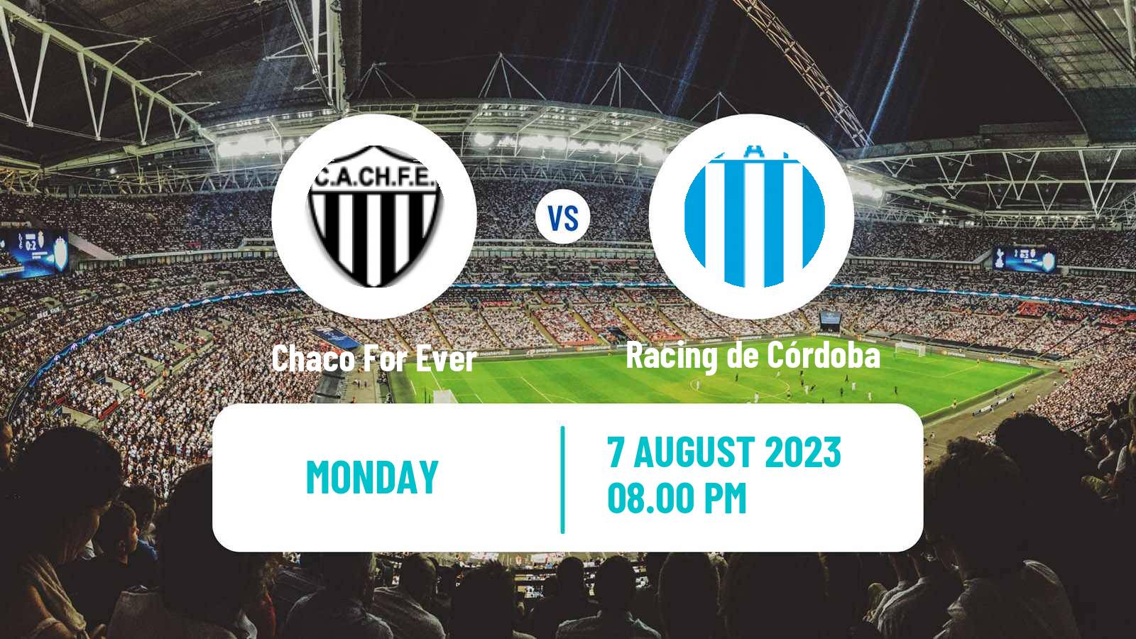 Soccer Argentinian Primera Nacional Chaco For Ever - Racing de Córdoba