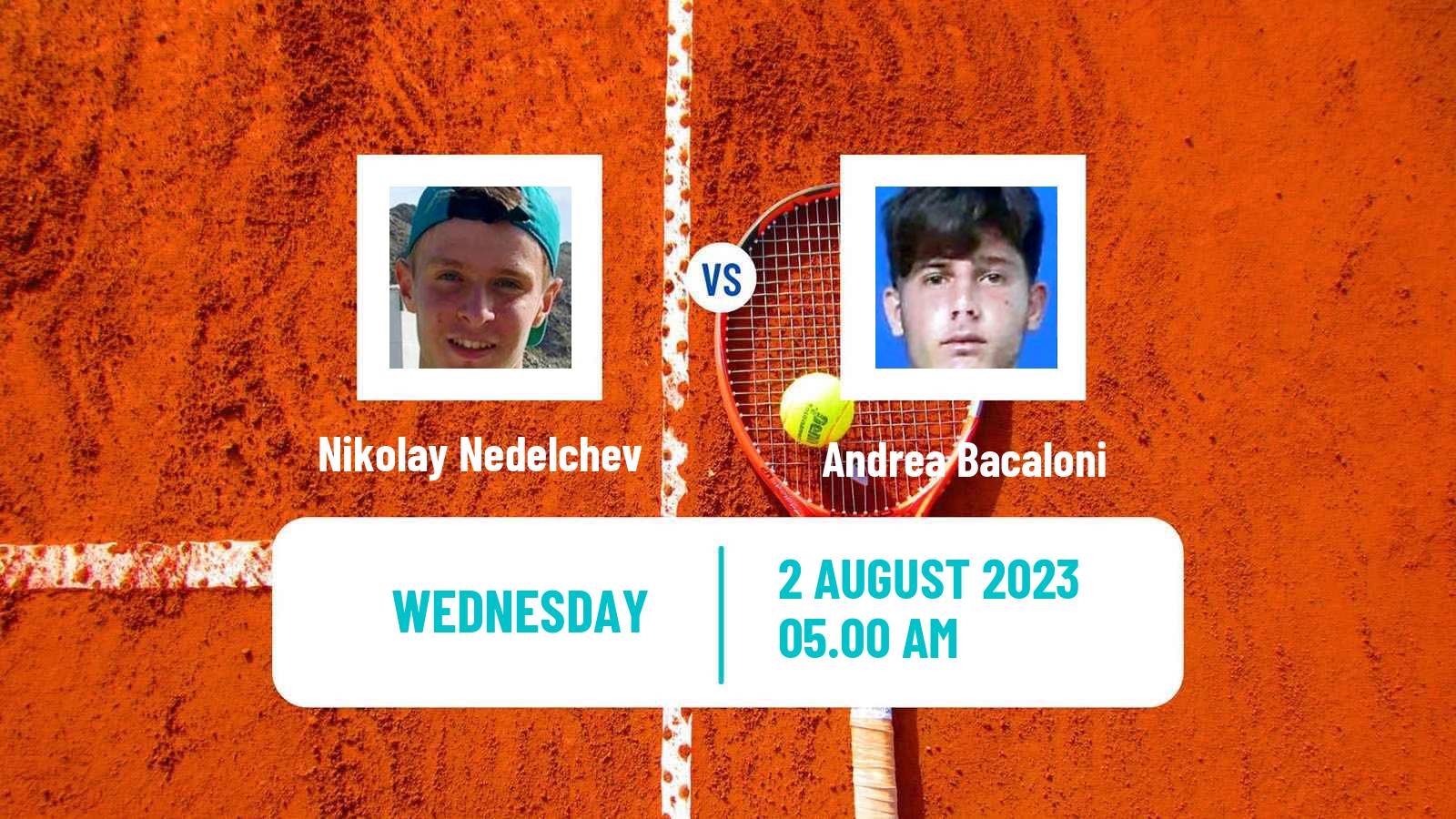 Tennis ITF M15 Monastir 31 Men Nikolay Nedelchev - Andrea Bacaloni