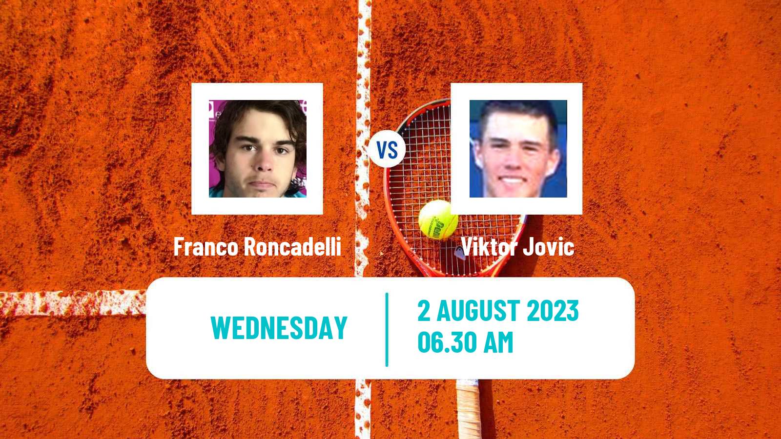 Tennis ITF M15 Novi Sad 2 Men Franco Roncadelli - Viktor Jovic