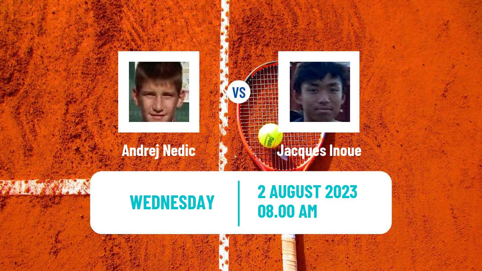 Tennis ITF M15 Novi Sad 2 Men Andrej Nedic - Jacques Inoue