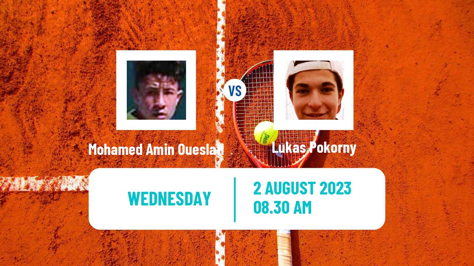 Tennis ITF M15 Monastir 31 Men Mohamed Amin Oueslati - Lukas Pokorny