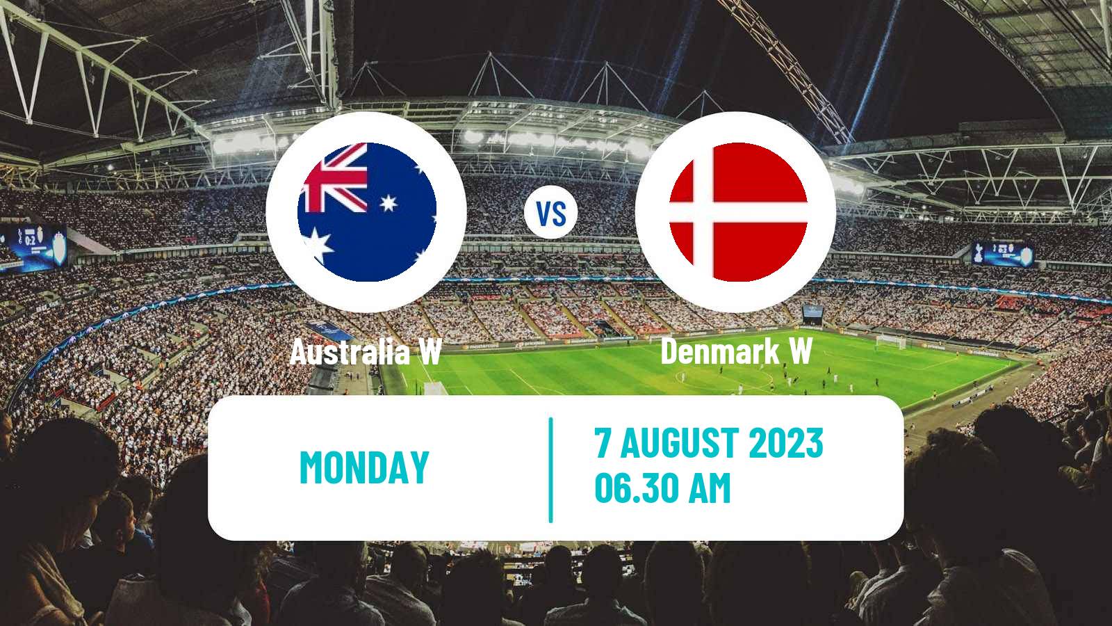 Soccer FIFA World Cup Women Australia W - Denmark W
