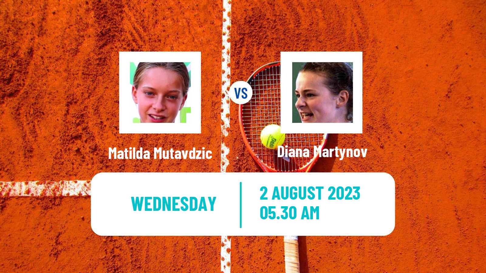Tennis ITF W15 Eindhoven Women Matilda Mutavdzic - Diana Martynov