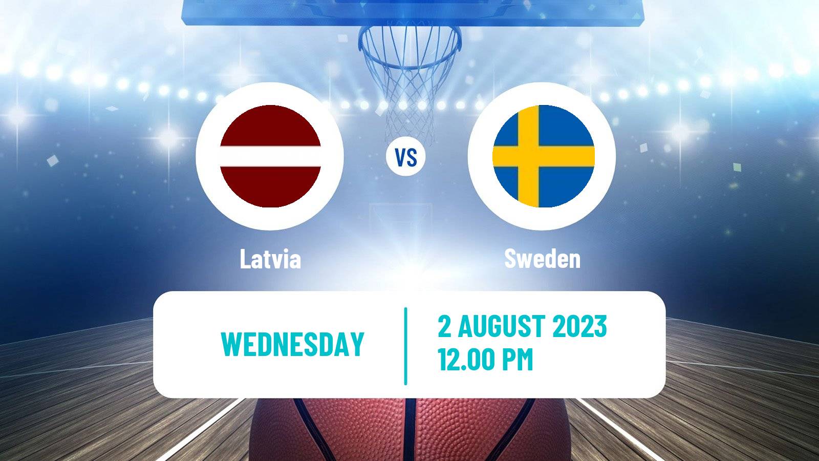 Basketball Friendly International Basketball Latvia - Sweden
