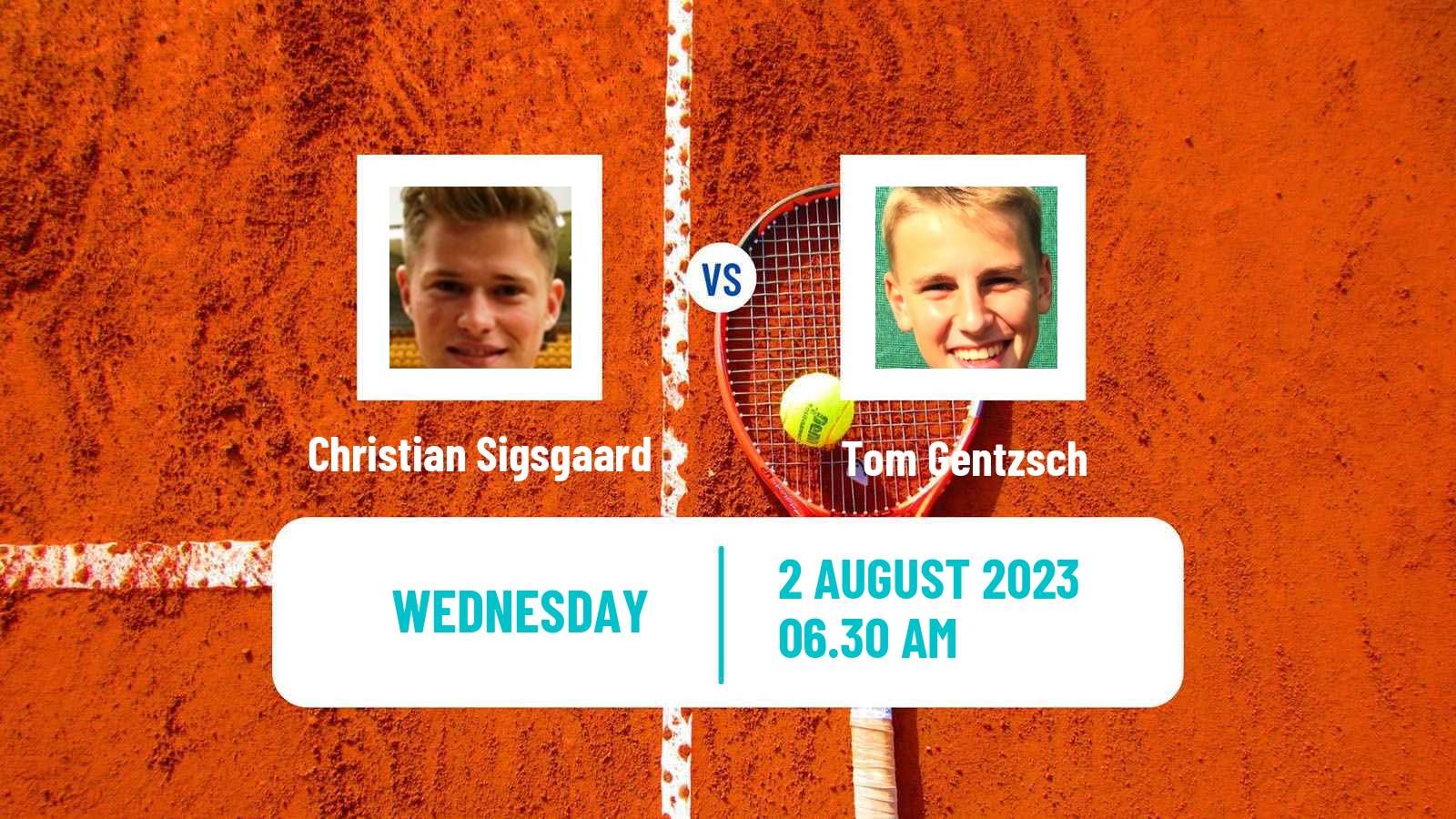 Tennis ITF M15 Eindhoven Men Christian Sigsgaard - Tom Gentzsch