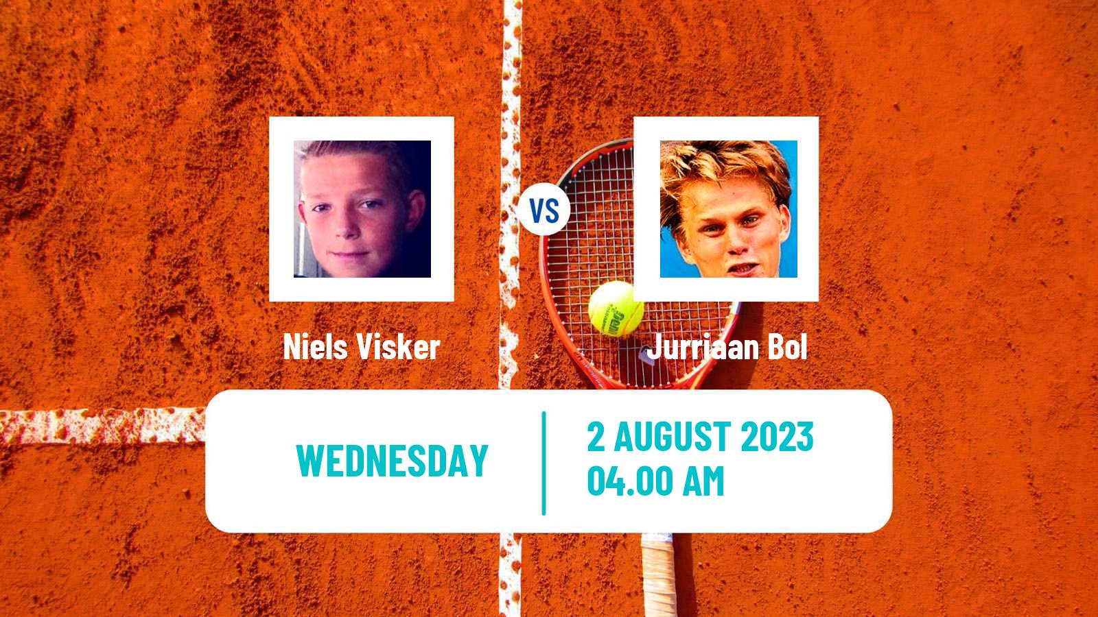 Tennis ITF M15 Eindhoven Men Niels Visker - Jurriaan Bol