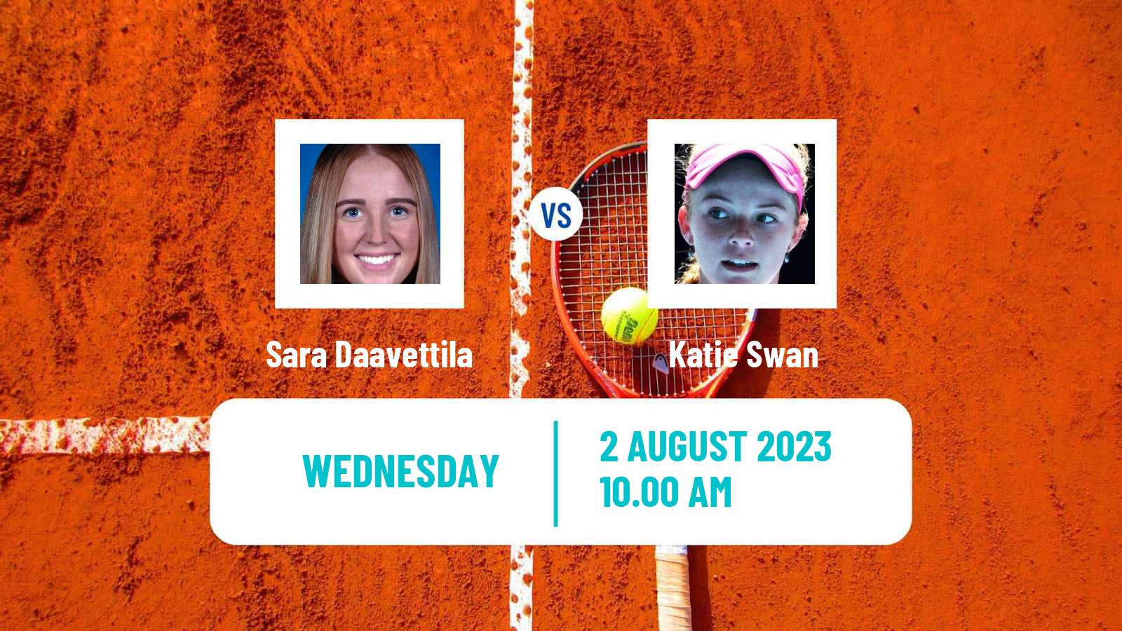 Tennis ITF W60 Lexington Ky Women Sara Daavettila - Katie Swan