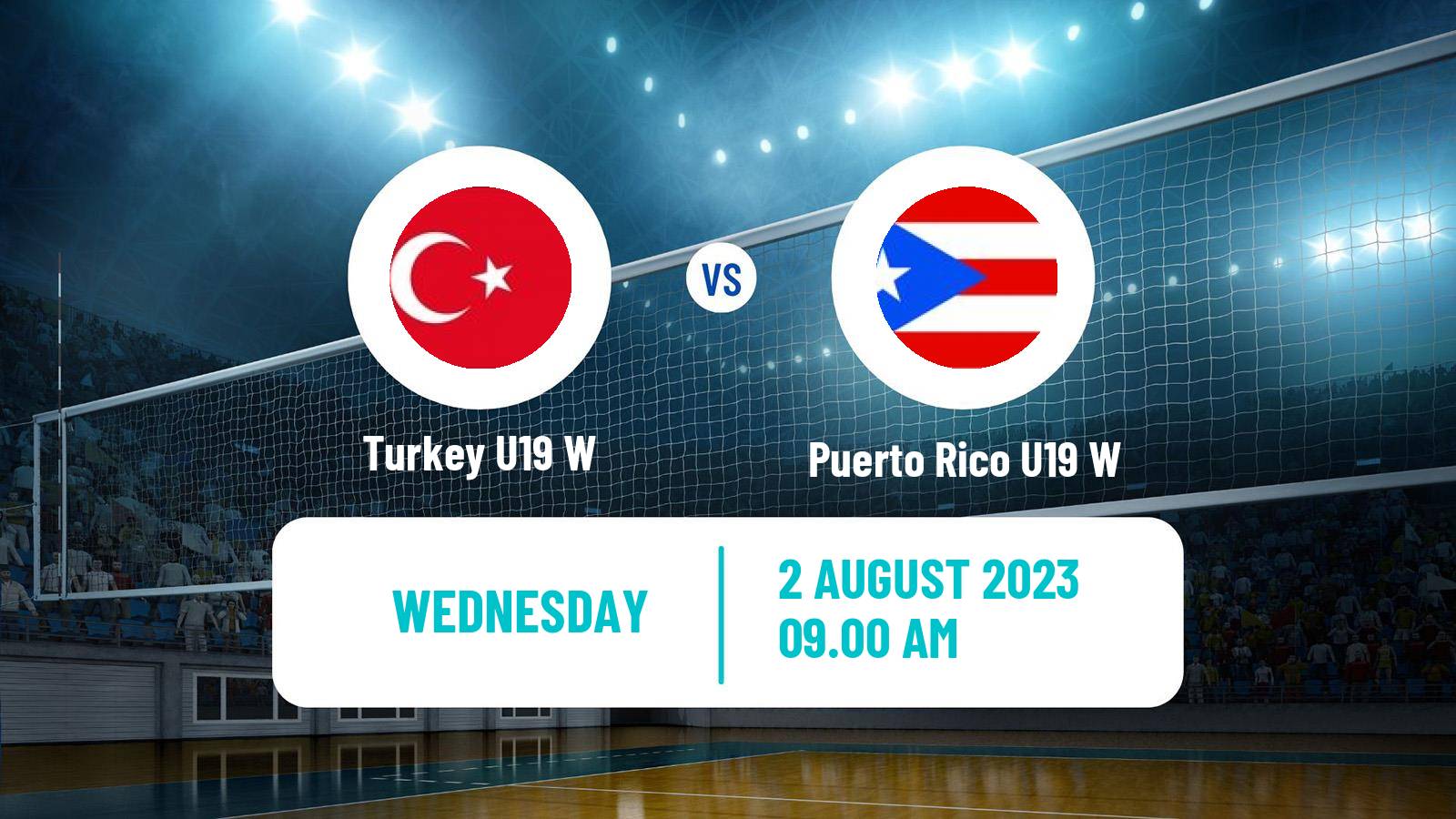 Volleyball World Championship U19 Volleyball Women Turkey U19 W - Puerto Rico U19 W