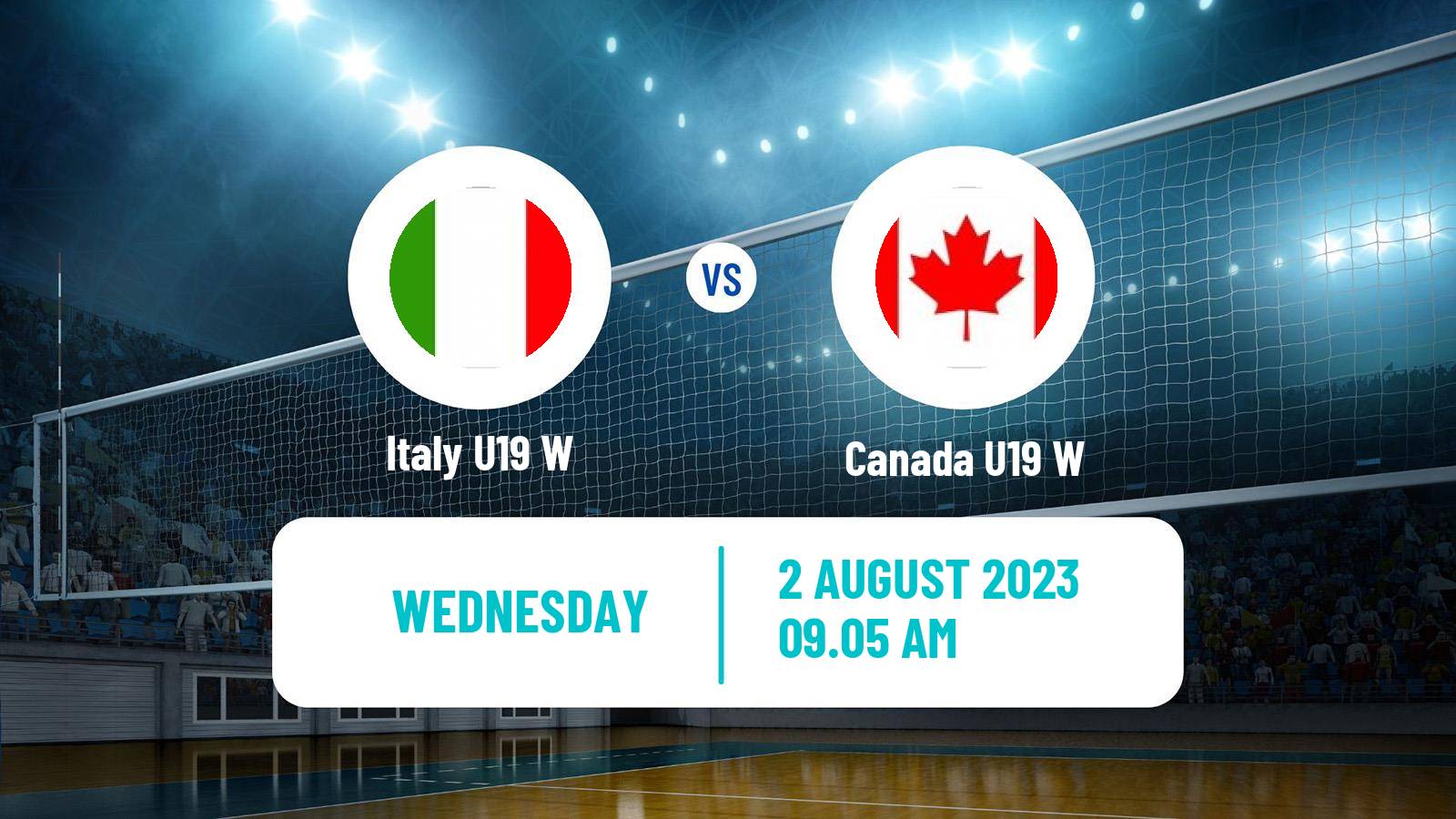 Volleyball World Championship U19 Volleyball Women Italy U19 W - Canada U19 W