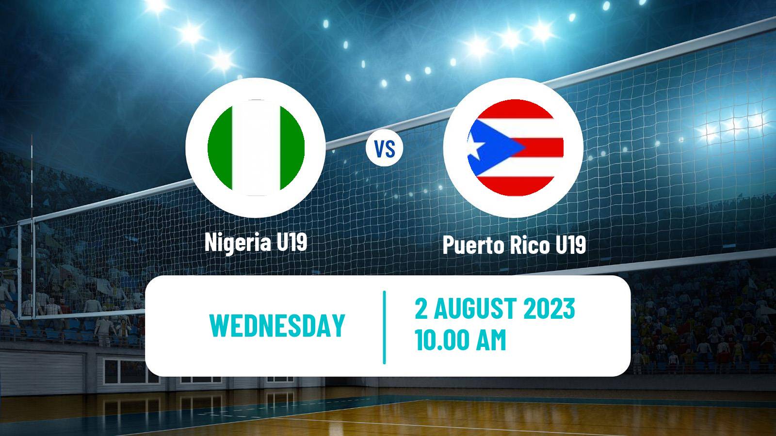 Volleyball World Championship U19 Volleyball Nigeria U19 - Puerto Rico U19