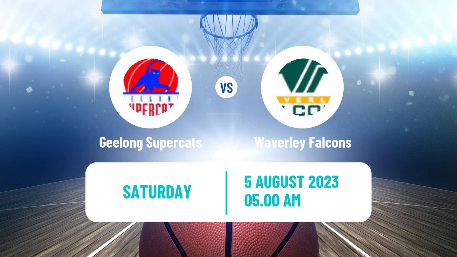Basketball Australian NBL1 South Women Geelong Supercats - Waverley Falcons