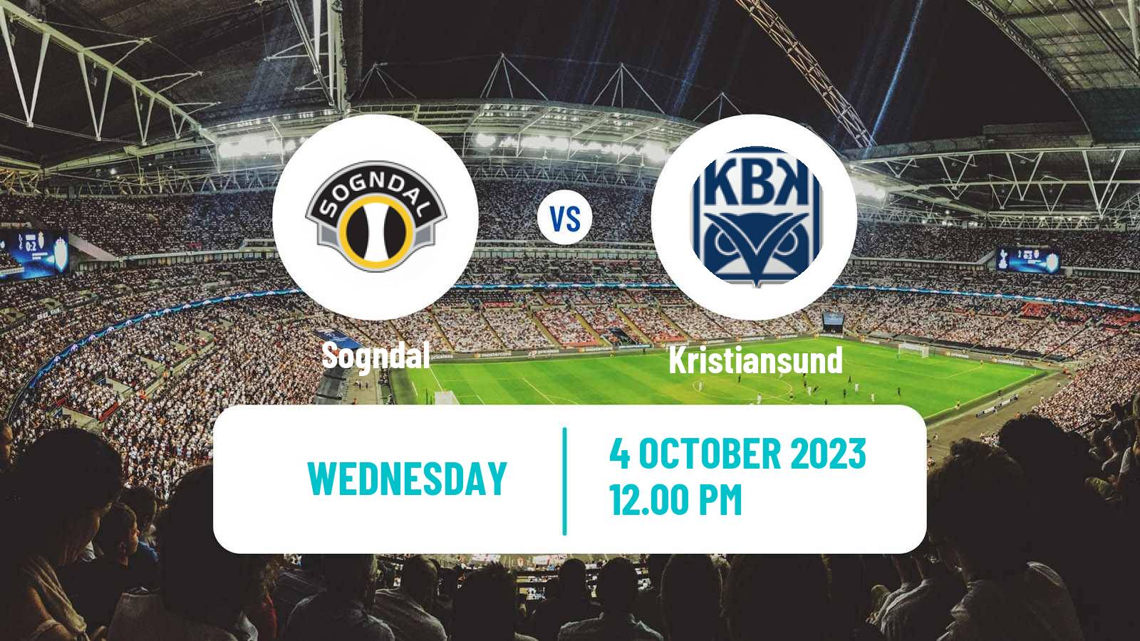 Soccer Norwegian Adeccoligaen Sogndal - Kristiansund