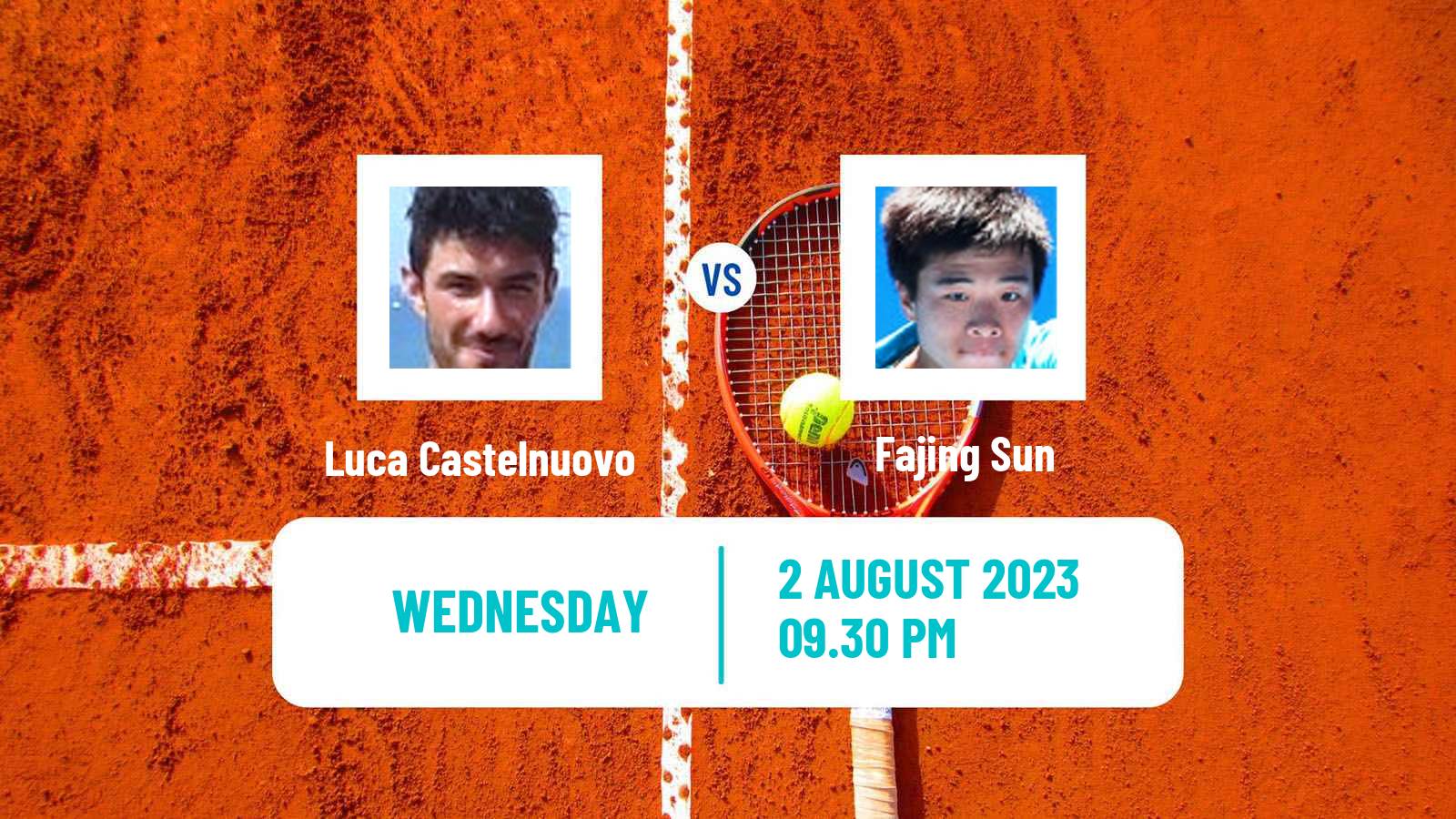 Tennis ITF M25 Anning Men Luca Castelnuovo - Fajing Sun