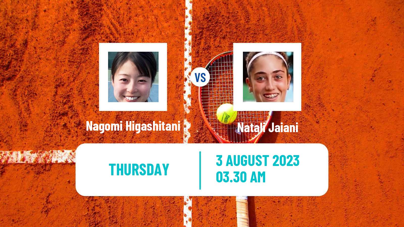 Tennis ITF W15 Tbilisi Women Nagomi Higashitani - Natali Jaiani