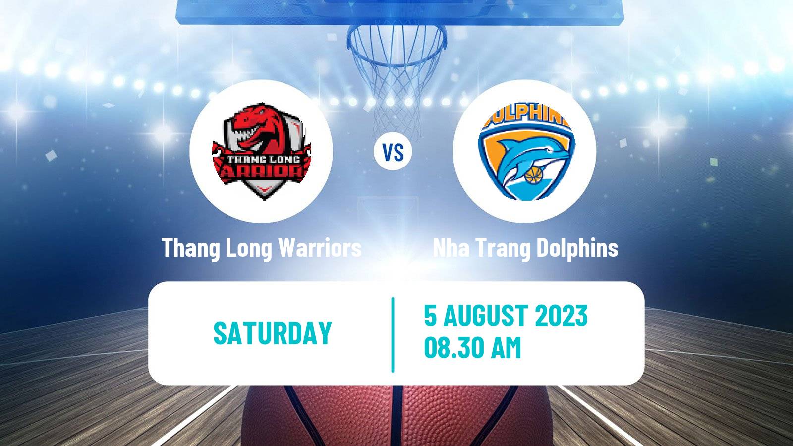 Basketball Vietnamese VBA Thang Long Warriors - Nha Trang Dolphins