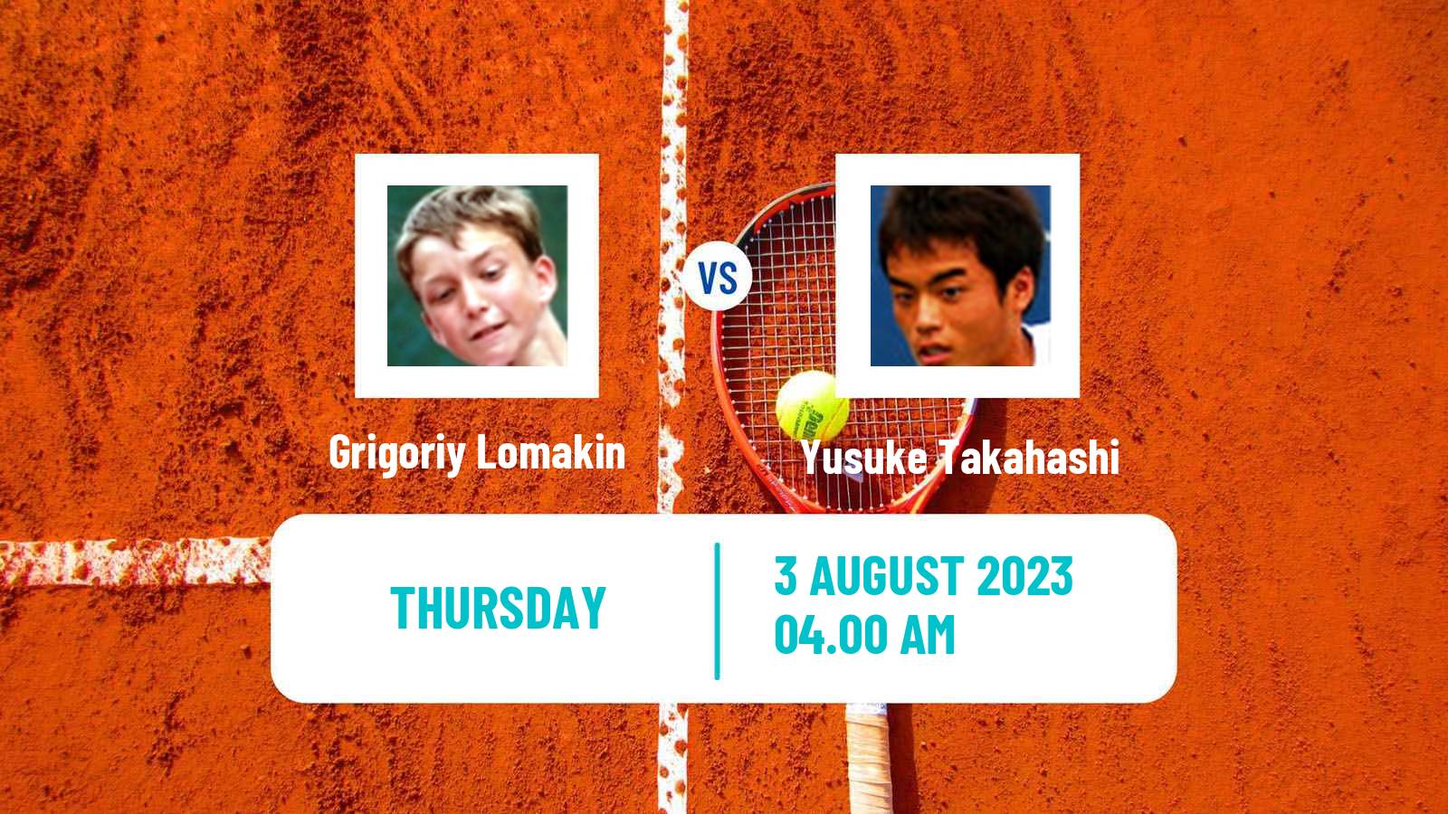 Tennis ITF M25 Astana Men Grigoriy Lomakin - Yusuke Takahashi