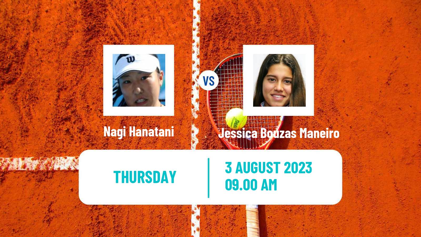 Tennis ITF W60 Hechingen Women Nagi Hanatani - Jessica Bouzas Maneiro