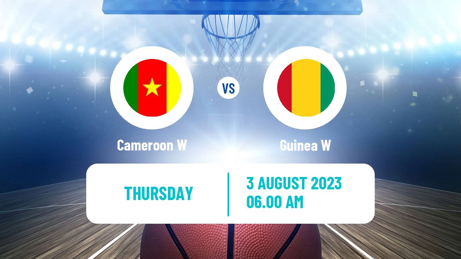 Basketball Afrobasket Women Cameroon W - Guinea W