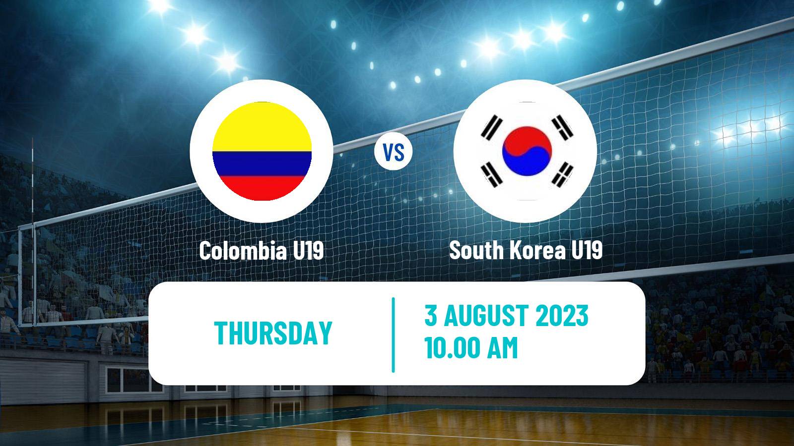 Volleyball World Championship U19 Volleyball Colombia U19 - South Korea U19