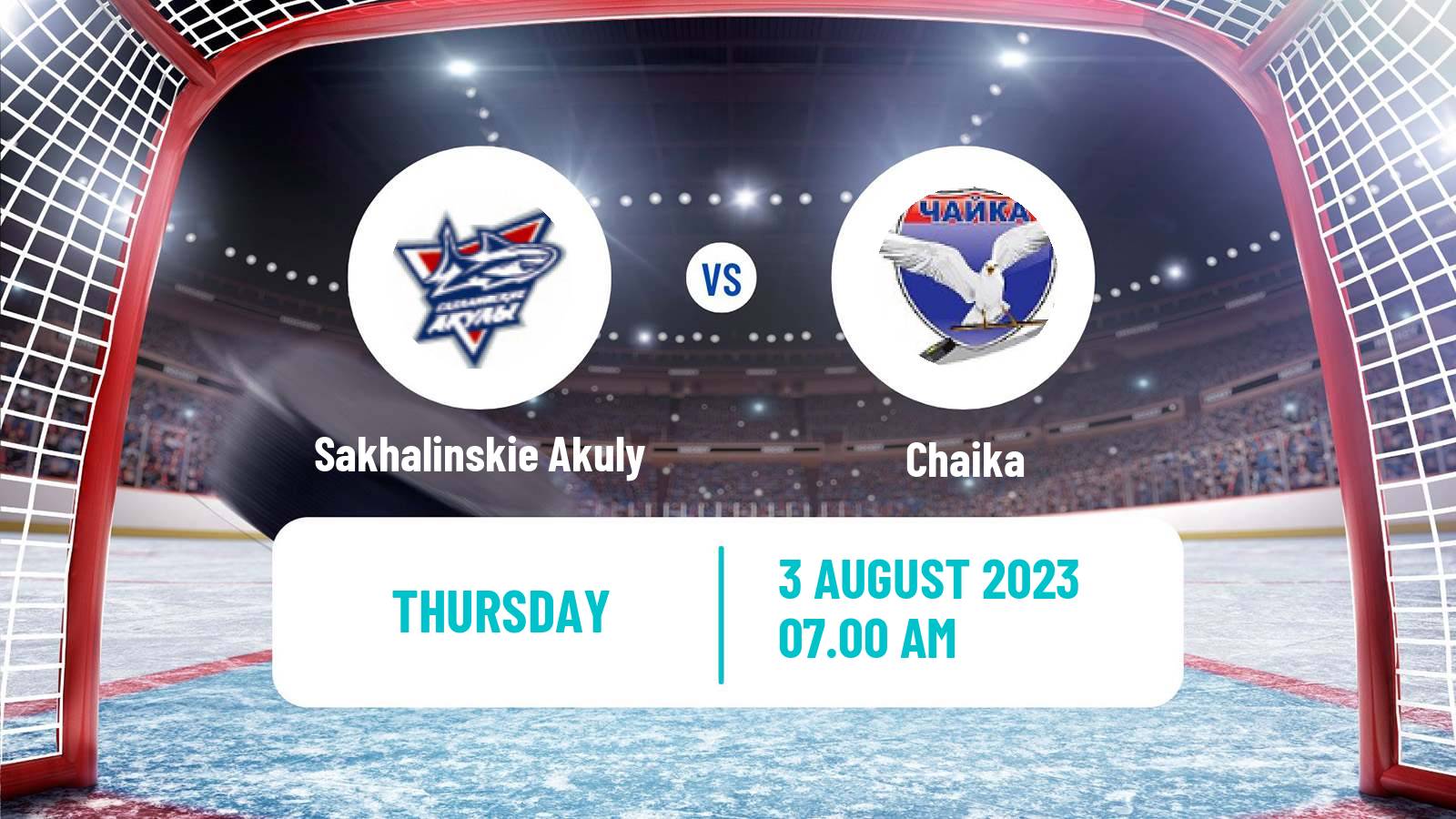 Hockey Club Friendly Ice Hockey Sakhalinskie Akuly - Chaika