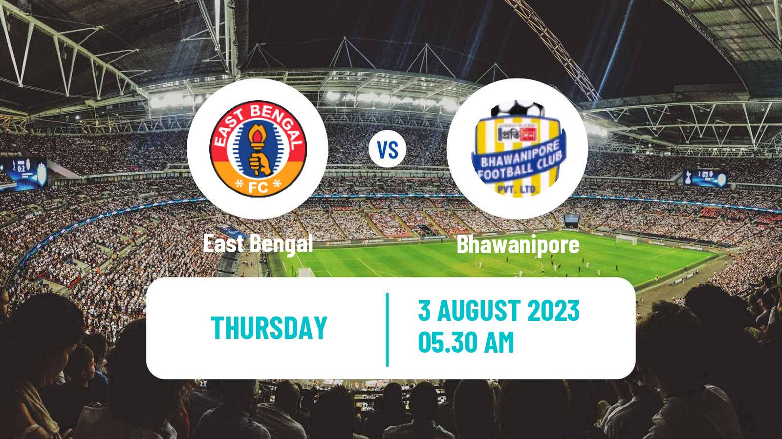 Soccer Calcutta Premier Division East Bengal - Bhawanipore