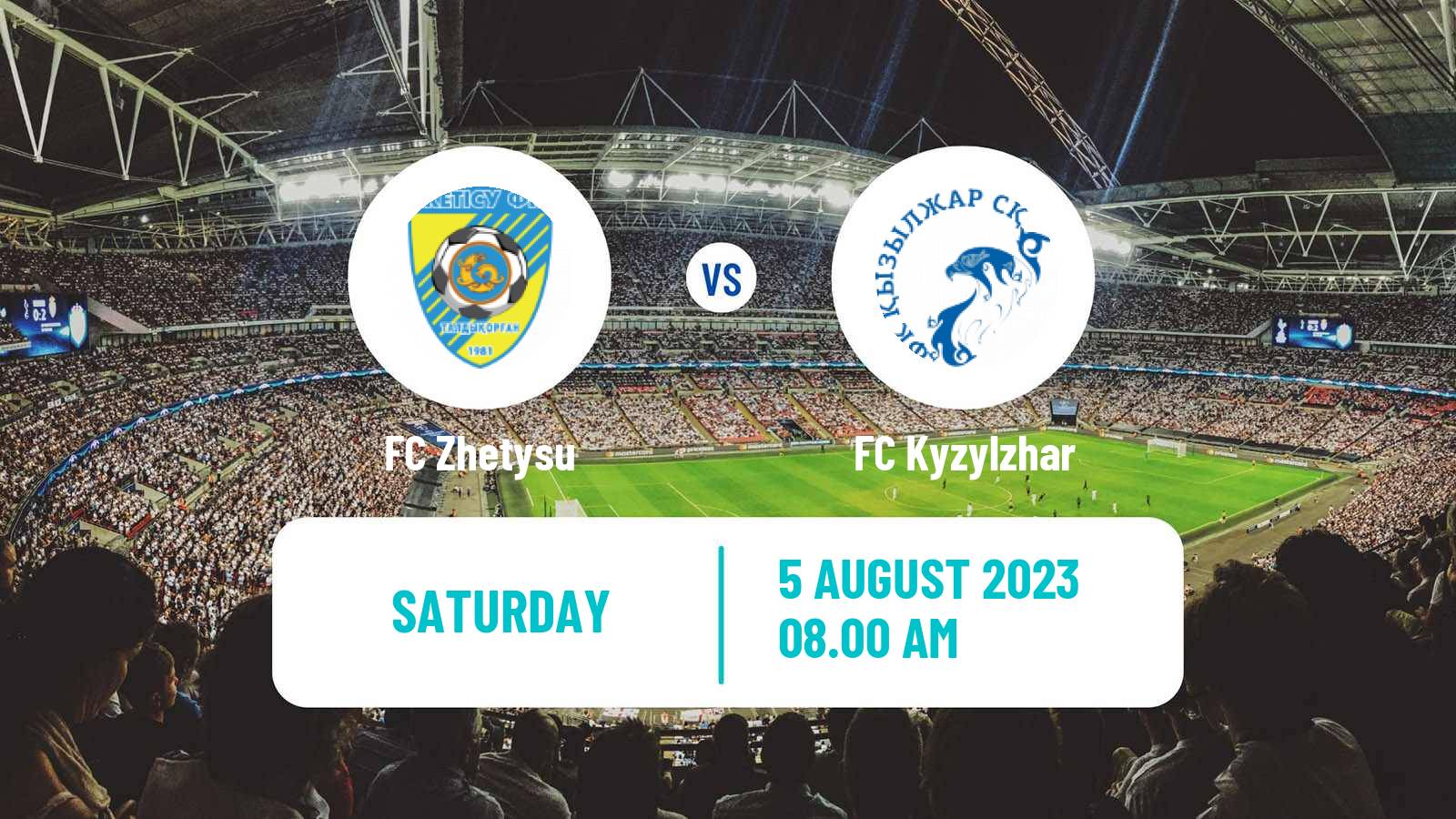 Soccer Kazakh Premier League Zhetysu - Kyzylzhar