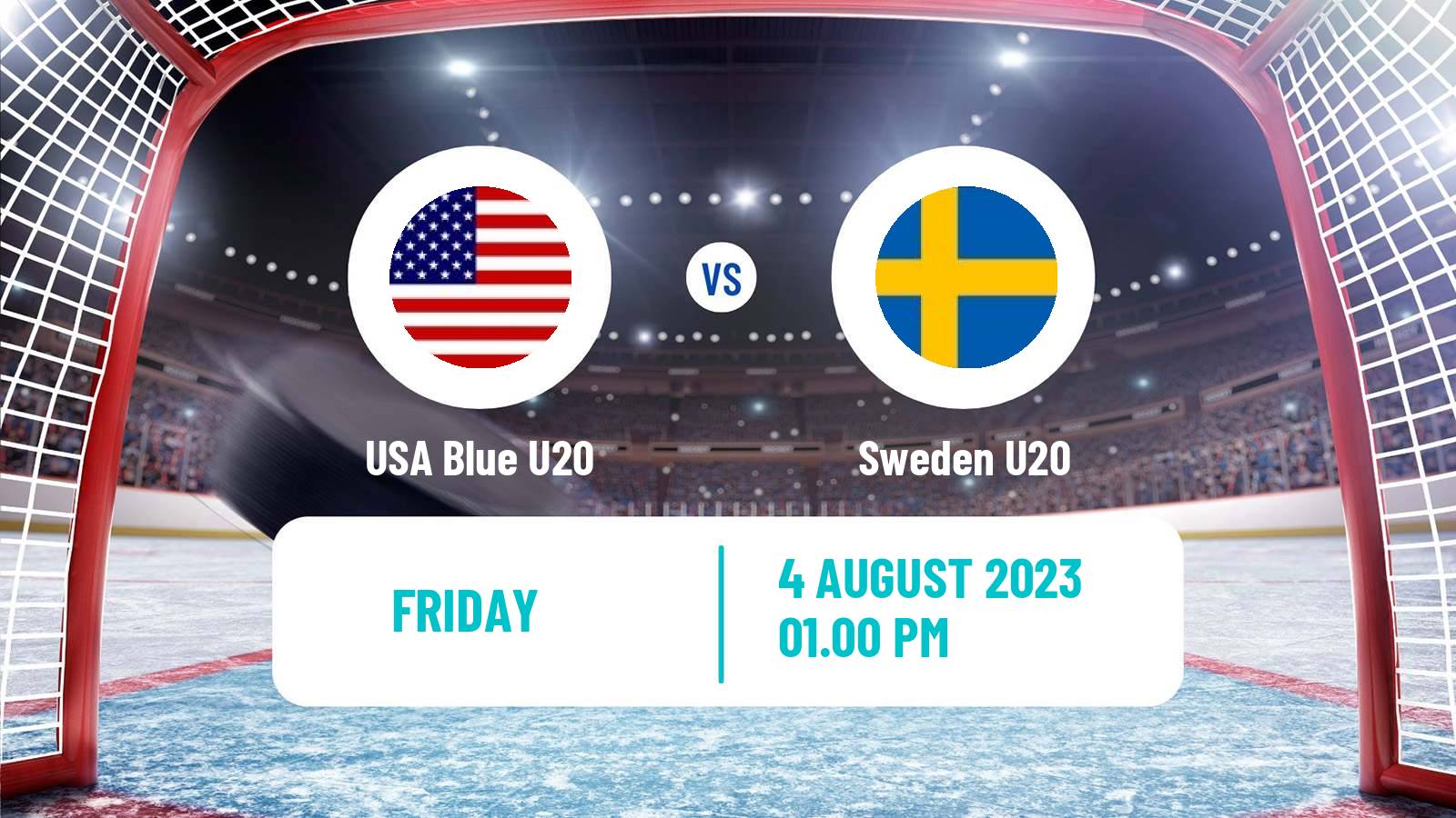 Hockey Friendly International Ice Hockey USA Blue U20 - Sweden U20