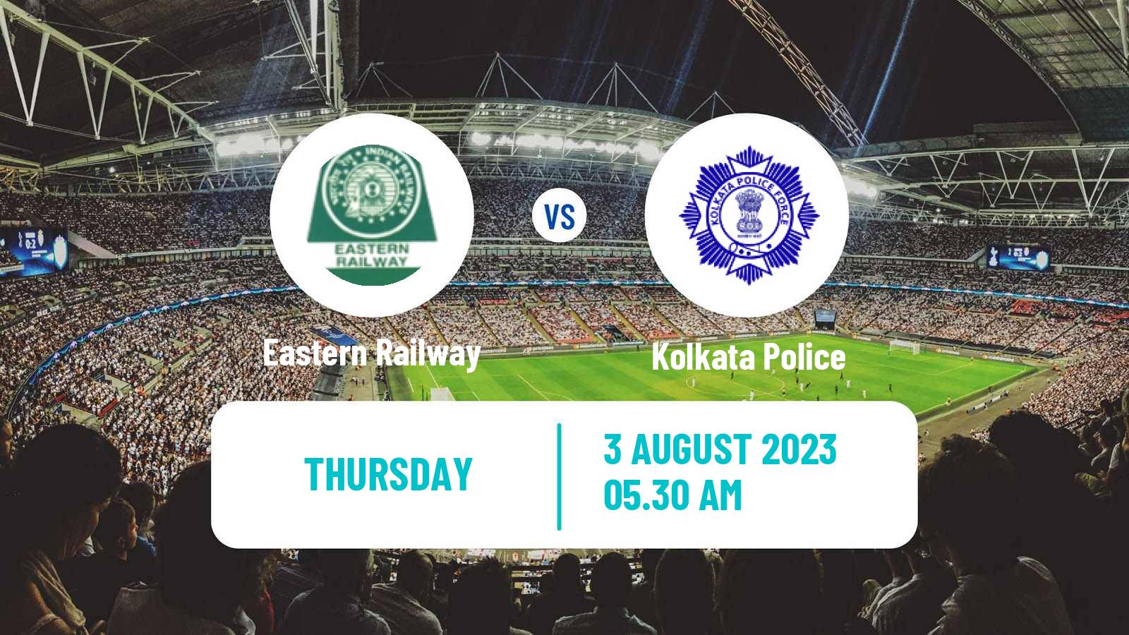 Soccer Calcutta Premier Division Eastern Railway - Kolkata Police