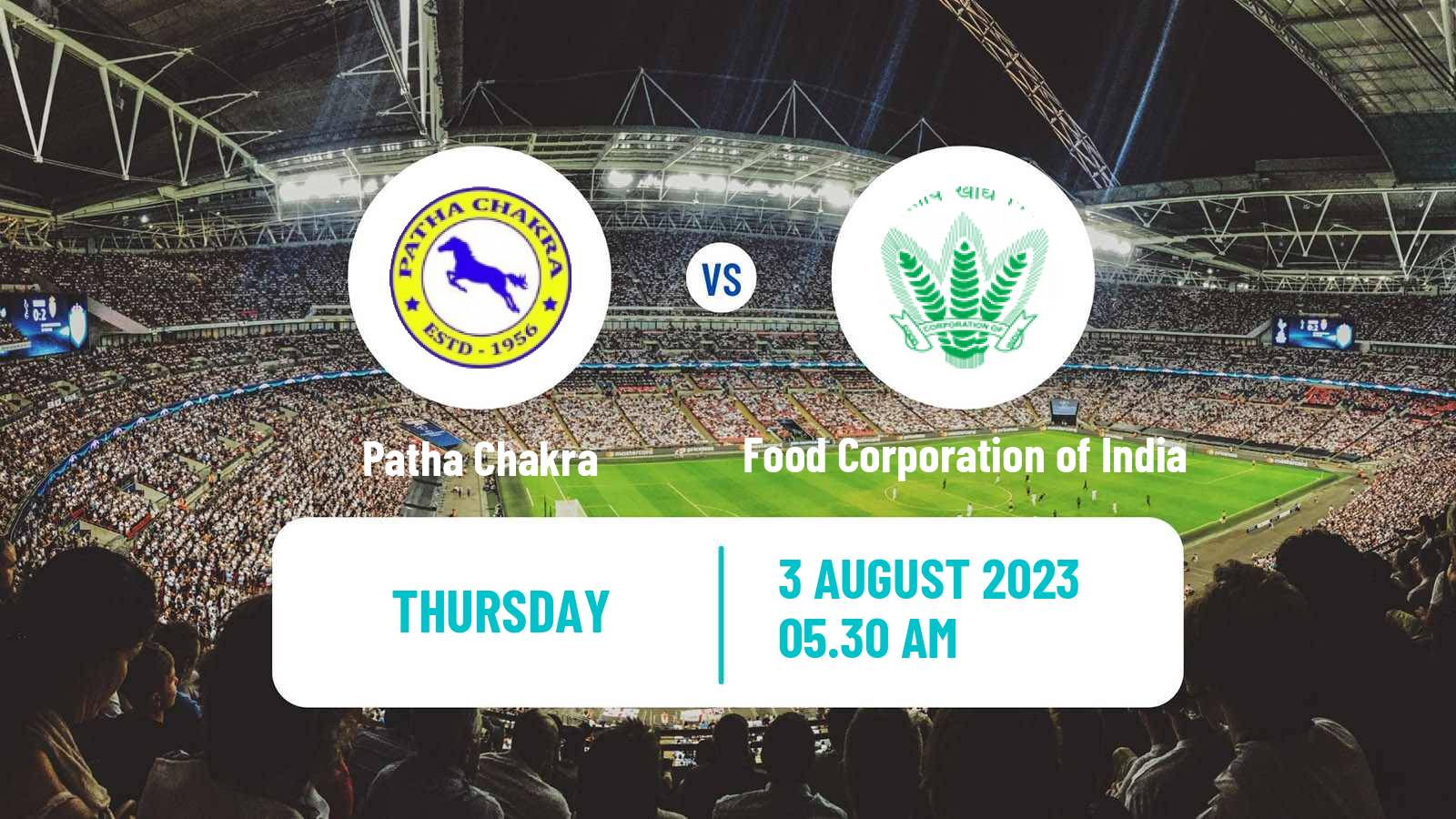 Soccer Calcutta Premier Division Patha Chakra - Food Corporation of India