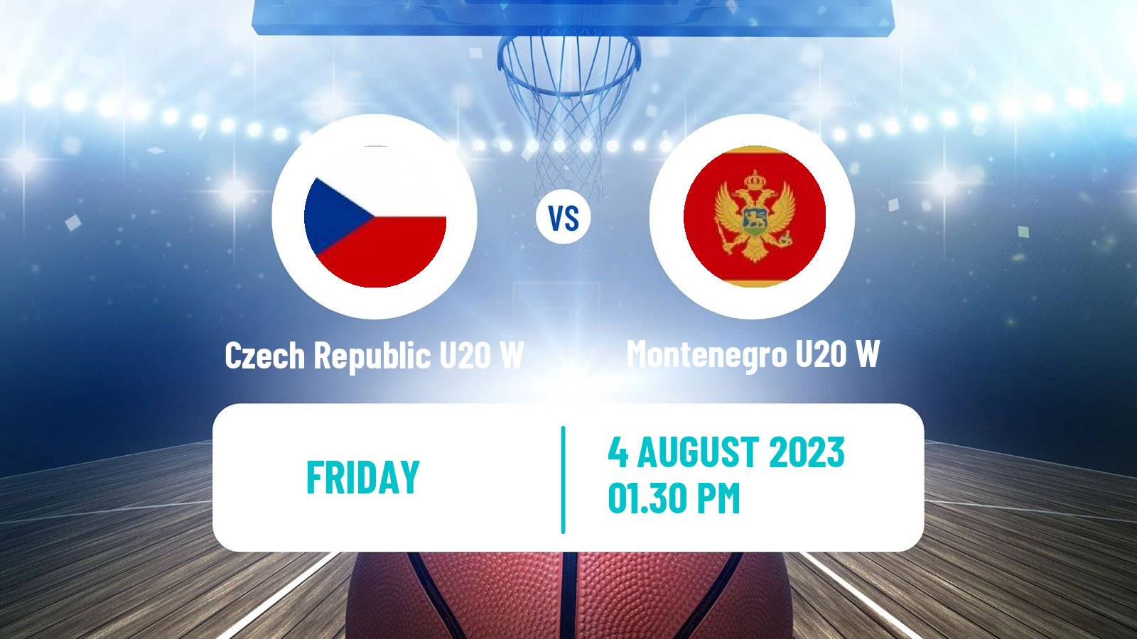 Basketball European Championship U20 Basketball Women Czech Republic U20 W - Montenegro U20 W