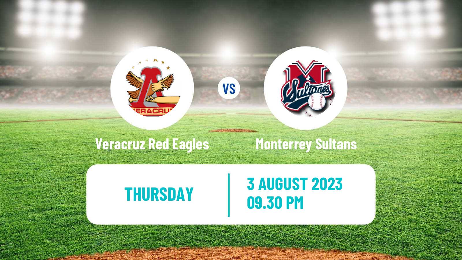 Baseball LMB Veracruz Red Eagles - Monterrey Sultans