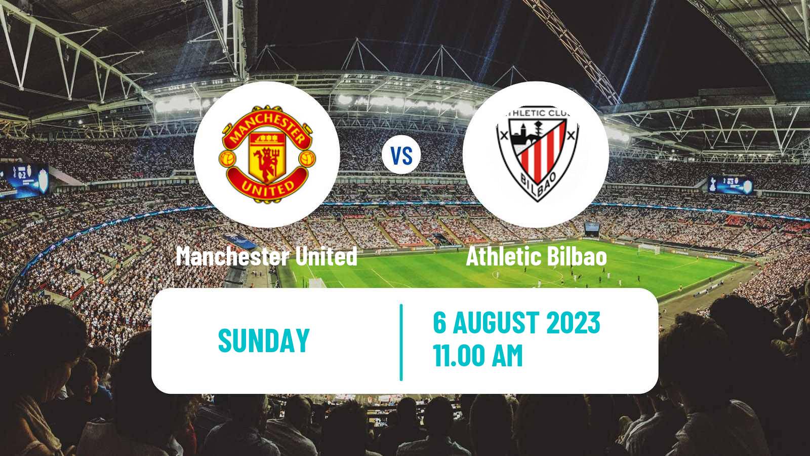 Soccer Club Friendly Manchester United - Athletic Bilbao