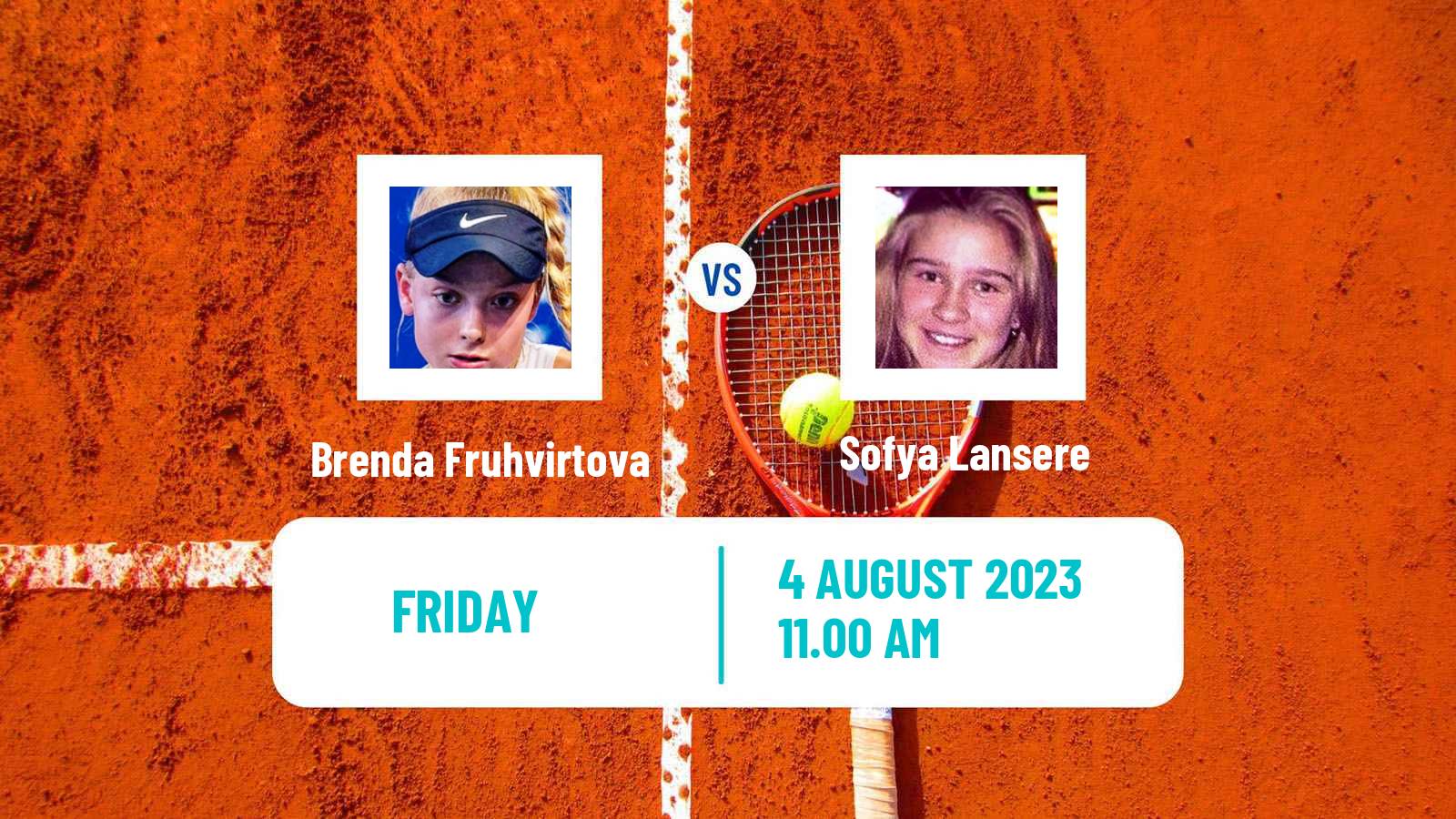 Tennis ITF W60 Hechingen Women Brenda Fruhvirtova - Sofya Lansere