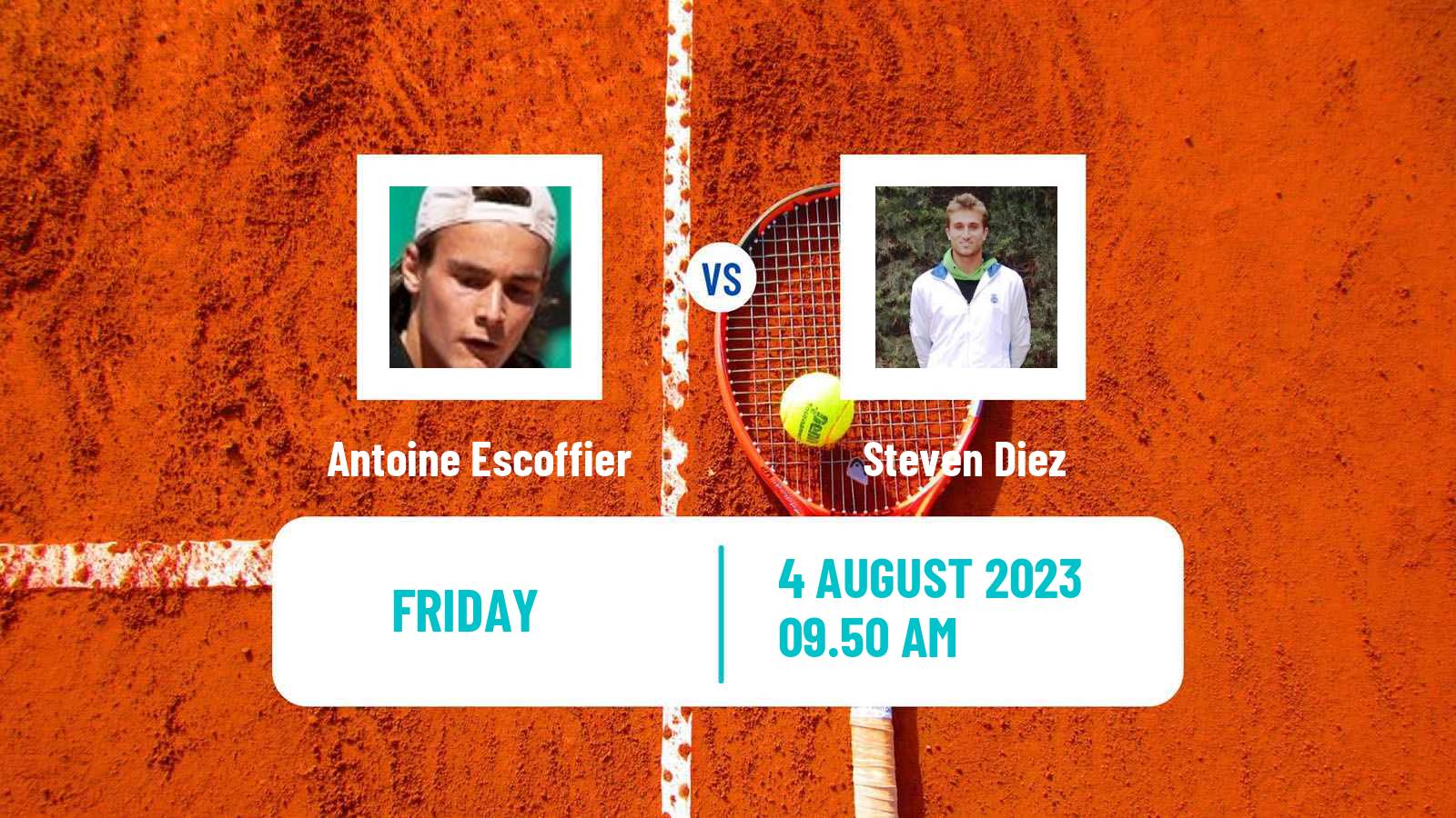 Tennis Porto Challenger Men Antoine Escoffier - Steven Diez