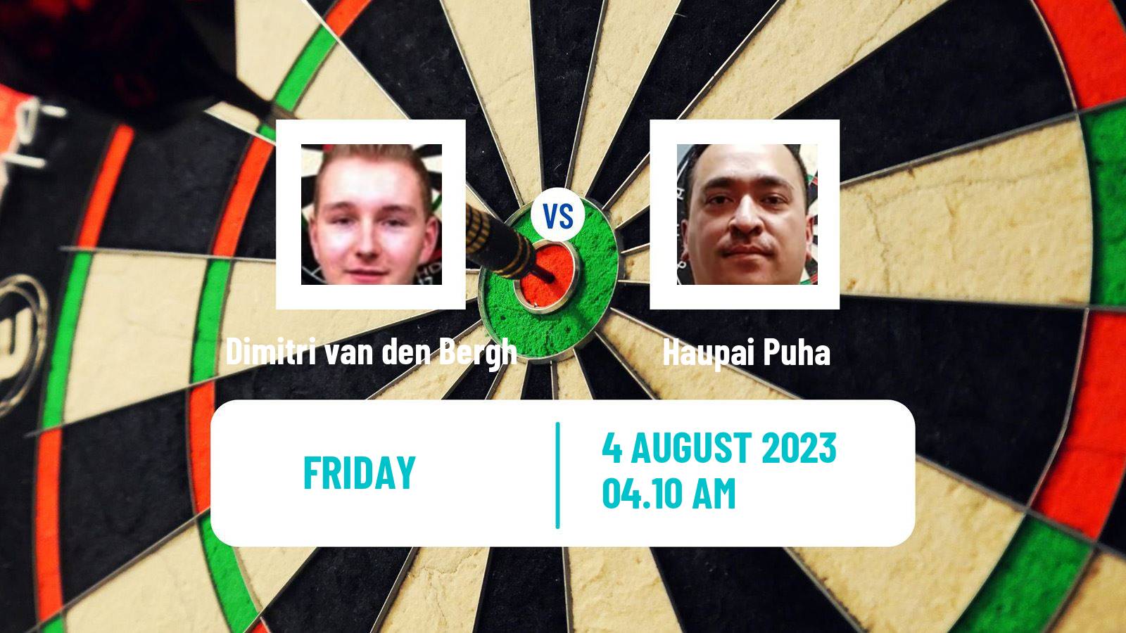 Darts Nz Darts Masters Dimitri van den Bergh - Haupai Puha