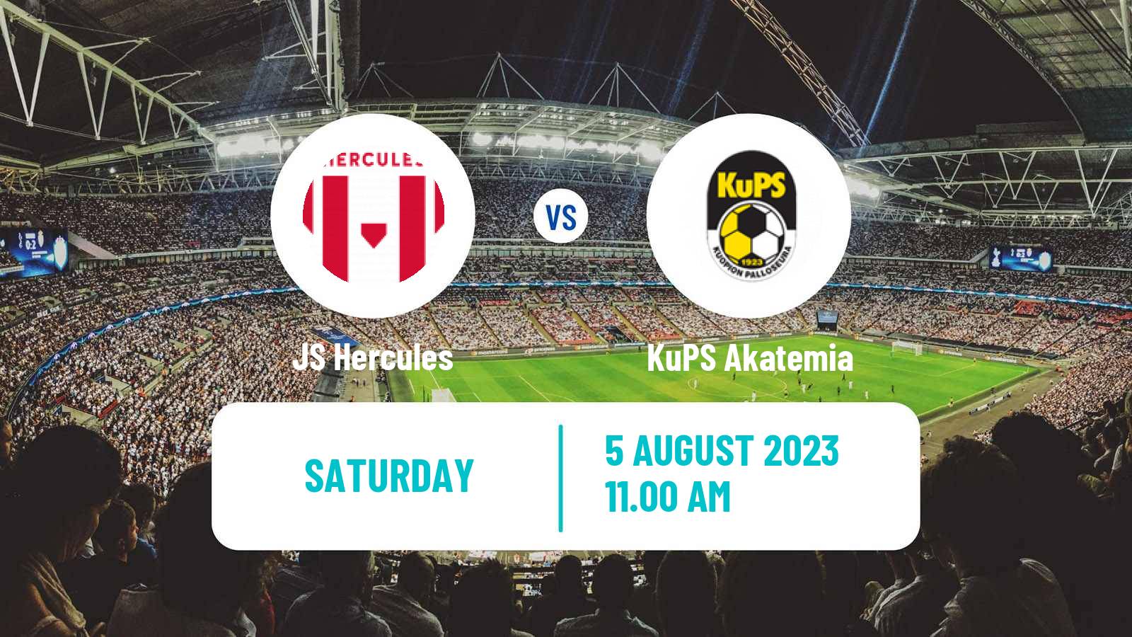 Soccer Finnish Kakkonen Group C JS Hercules - KuPS Akatemia