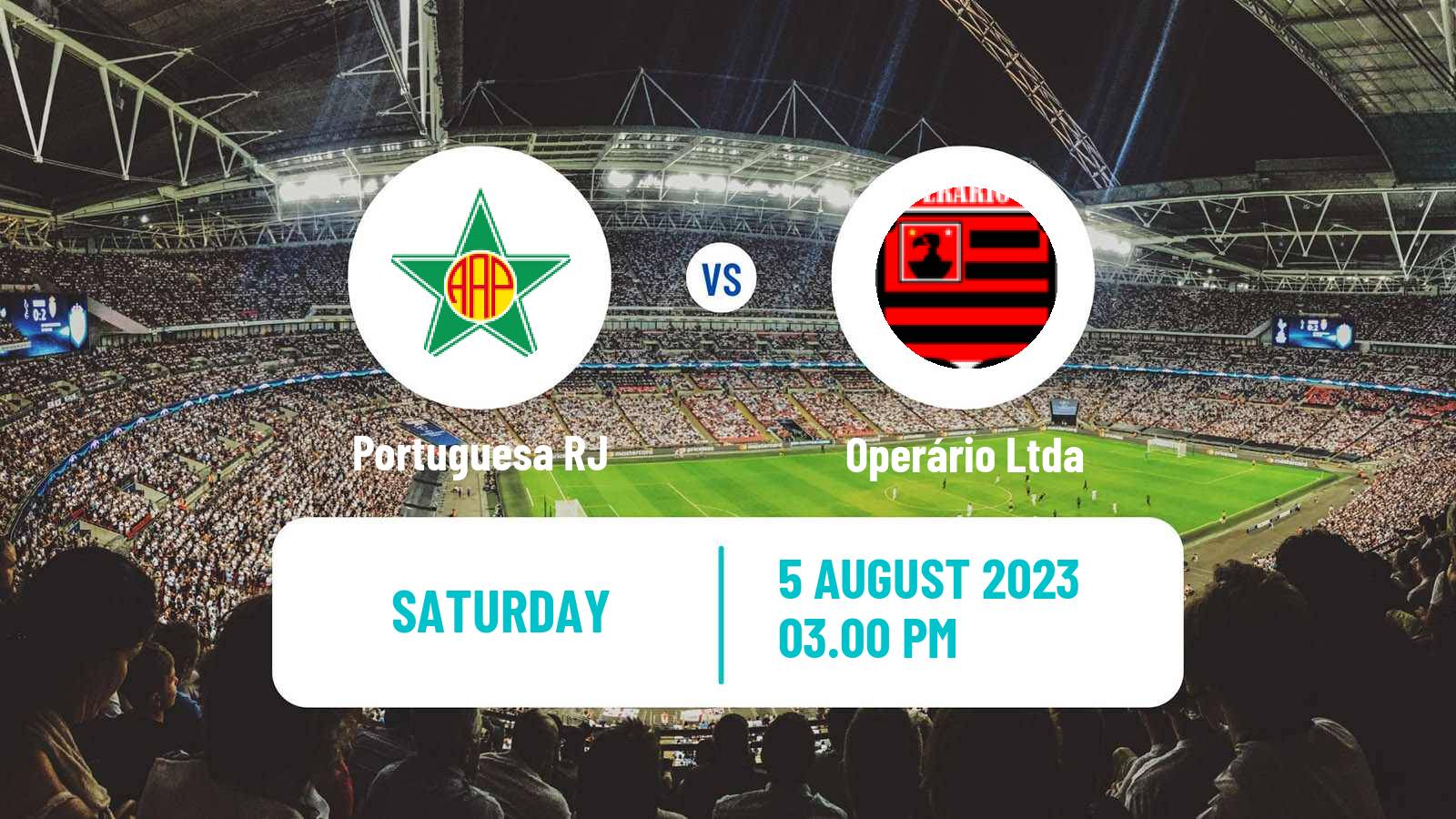 Soccer Brazilian Serie D Portuguesa RJ - Operário Ltda
