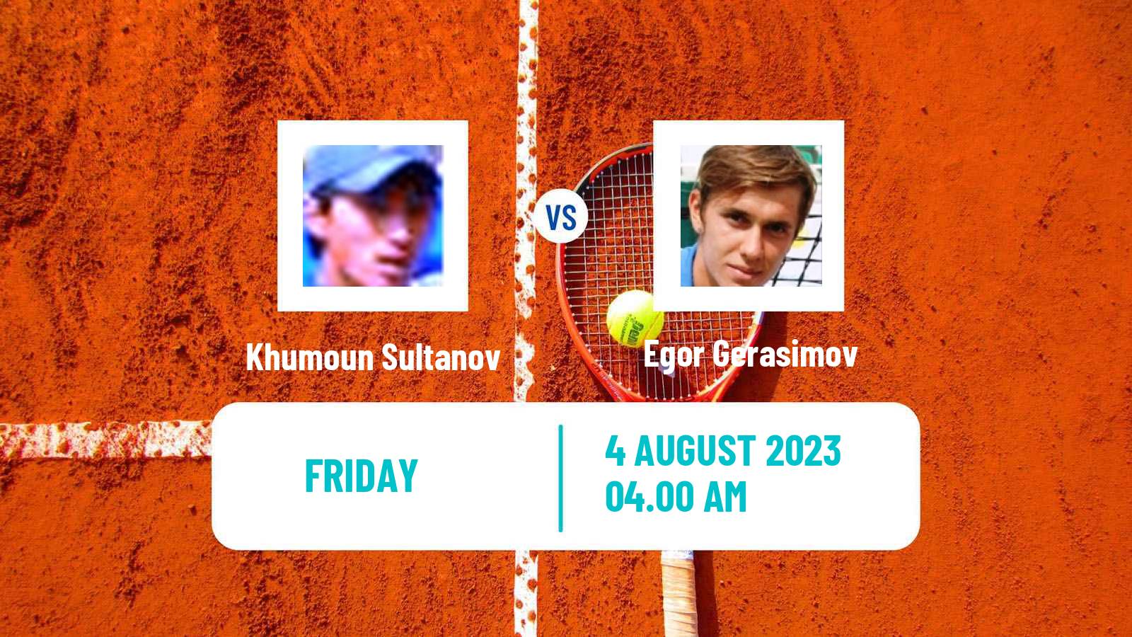 Tennis ITF M25 Astana Men Khumoun Sultanov - Egor Gerasimov