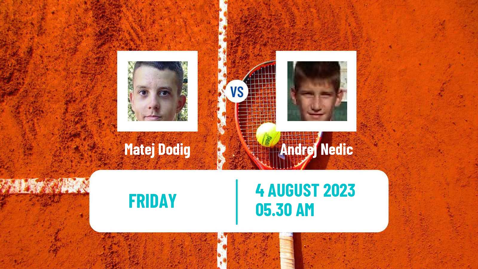 Tennis ITF M15 Novi Sad 2 Men Matej Dodig - Andrej Nedic
